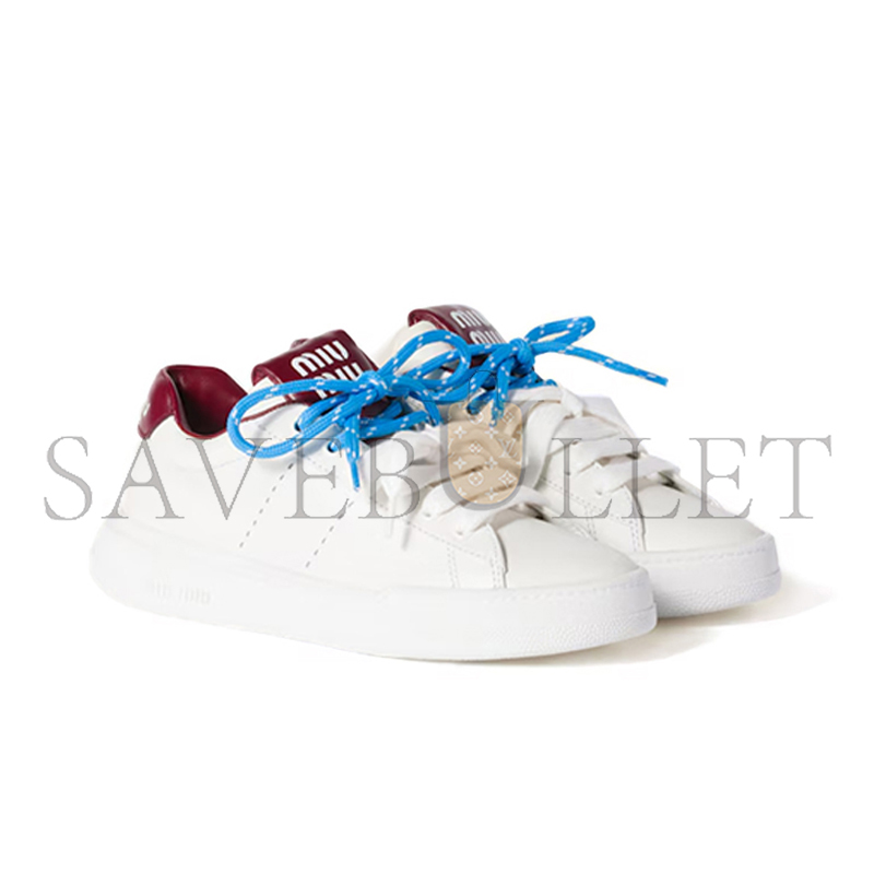 MIUMIU LEATHER SNEAKERS 5E387E MIUMIU LEATHER SNEAKERS 5E387E